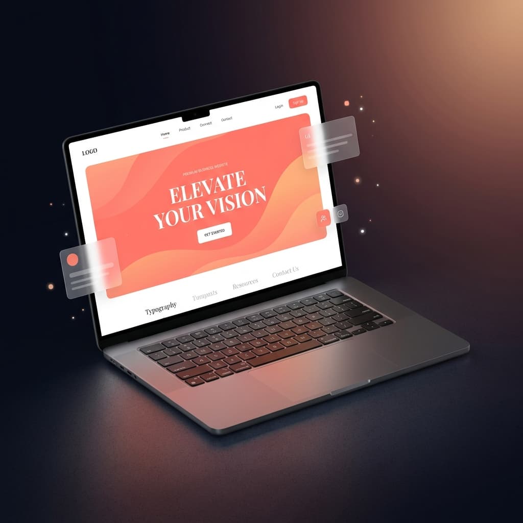 Professional website example